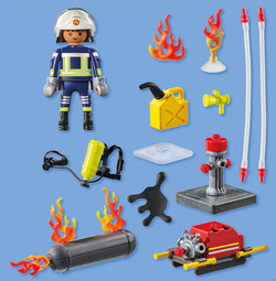Playmobil Firefighter with Water Pump 71826 71826 - playmobil