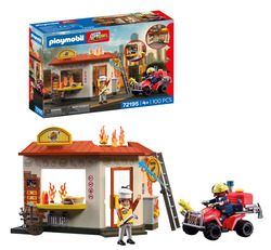 Playmobil Fire Quad with Burger Shop 72195 72195 - playmobil