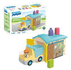 Playmobil Junior Dump Truck with Sorting Garage 71686 71686 - playmobil