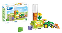 Playmobil Junior Tractor with Load and Drop Planter 71773 71773 - playmobil