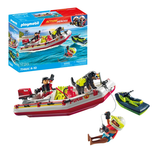 Playmobil Fireboat with Aqua Scooter 71464 71464 - playmobil