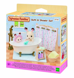 SYLVANIAN BADEKAR- OG DUSJSETT Badekar & Dusjsett - Sylvanian families