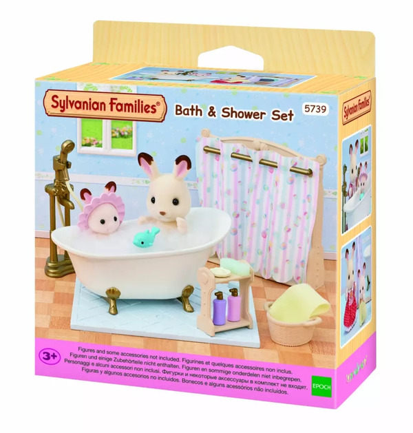 SYLVANIAN BADEKAR- OG DUSJSETT Badekar & Dusjsett - Sylvanian families
