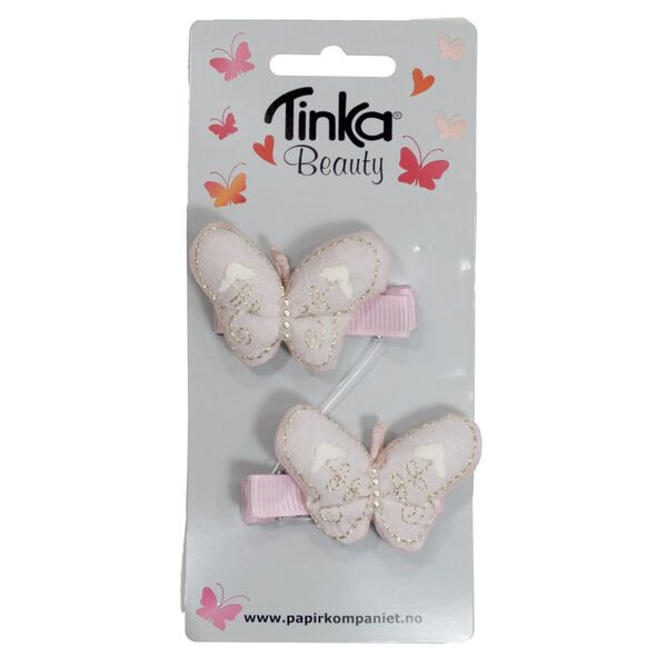 HÅRSPENNE SOMMERFUGL 2 STK TINKA BEAUTY sommerfugl - Tinka