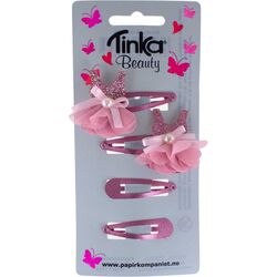 HÅRCLIPS KJOLE 4STK TINKA BEAUTY Kjoleklemme - Tinka