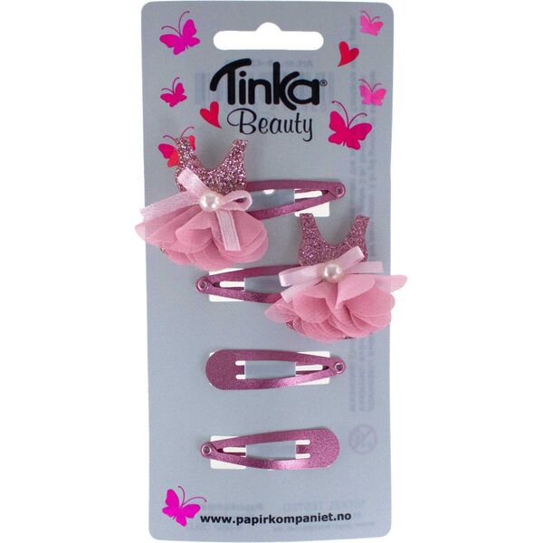 HÅRCLIPS KJOLE 4STK TINKA BEAUTY Kjoleklemme - Tinka