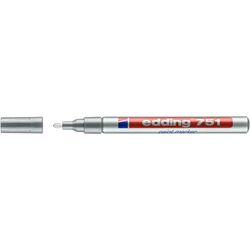  Paintmarker EDDING 751 sølv Sølv - Kontorutstyr