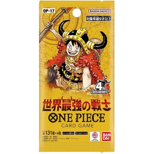 One Piece - OP-17 The World's Strongest Warriors booster  - Japansk OP-17 booster - Samlekort