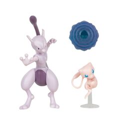 Pokémon Figur – Battle Figure Action Feature 2 stk – Mewtwo og Mew Mewtwo og Mew - pokèmon