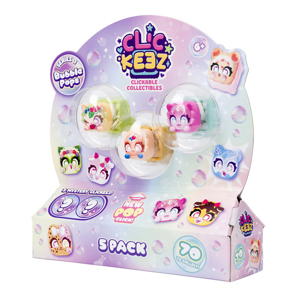 Clickeez Series 3 - Multipack (5) Bubble Pops - Leiker