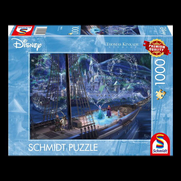  Thomas Kinkade: Disney - Frozen, Love and Magic (1000 biter) Frozen - Schmidt