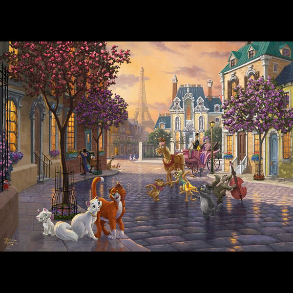  Thomas Kinkade: Disney - The Aristocats (1000 biter) Aristocats - Schmidt