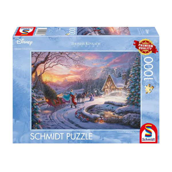 Thomas Kinkade: Disney - Cinderella Bringing Home for Christmas  Cinderella bringing home for Christmas - Schmidt
