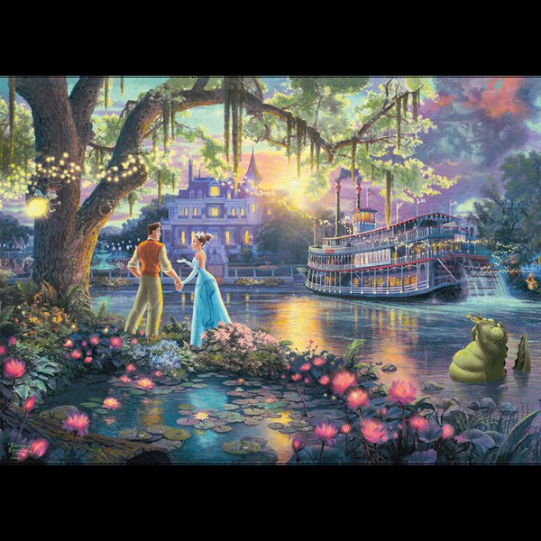 Thomas Kinkade: Disney - The Princess and the Frog  The Princess and the Frog - Schmidt