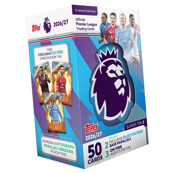 Topps Premier League Super Tin Super Tin 2 - blå - Samlekort