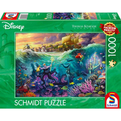 Puzzle - Disney, The Little Mermaid, Ursula (1000 pieces) 1000 bitar - Schmidt
