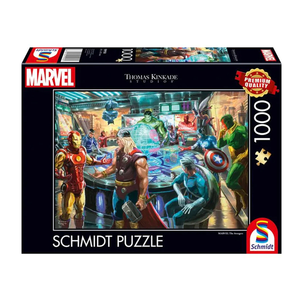  Thomas Kinkade: Marvel - The Avengers (1000 pieces) 1000 bitar - Schmidt