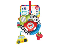 Kids Hits - Musikalsk bilratt i tøy Bilratt - Småbarns Leiker