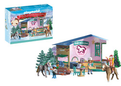 Playmobile  Advent Calendar - Baking at the Rider Café cafe waterfall - Adventskalender