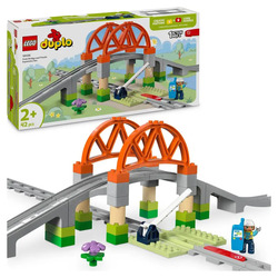 LEGO DUPLO Town 10426, Togbro og skinner – Ekspansjonssett 10426 - Lego duplo