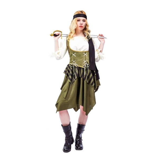 COSTUME WOMEN'S PIRATE Pirat kostyme - Kostymer