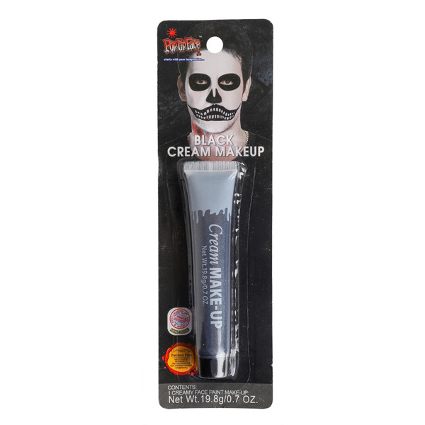 MAKE UP CREAM BLACK Svart sminkekrem - Karneval