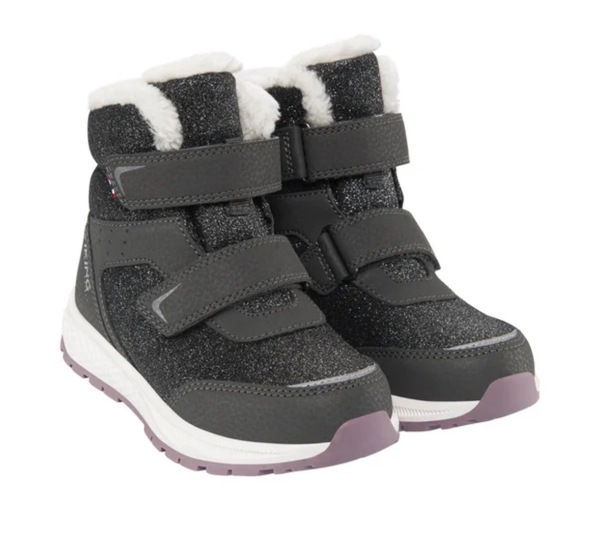 Viking Equip Glitter Warm WP 2V Charcoal/Dusty Pink Grå med glitter - Viking