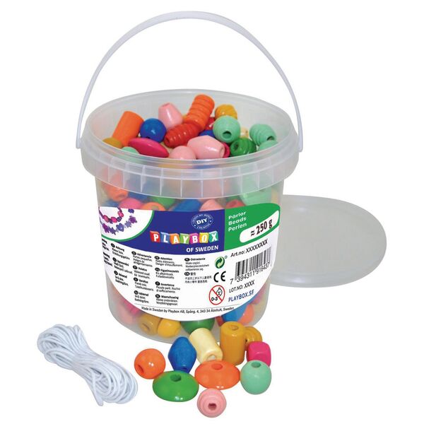Hjerteperler PLAYBOX 453 g (1000) Hjerteperler - Kontorutstyr