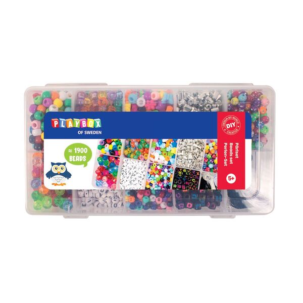 Perler PLAYBOX i oppbevaringsboks (1900) perler oppbevaringsboks - Kontorutstyr
