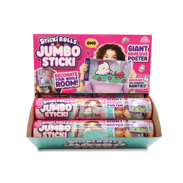 STICKI ROLLS STICKI JUMBO MYSTERY ROLLS Jumbo Klistermerke - Hobby