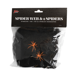 Spindelvev sort Sort  - Halloween