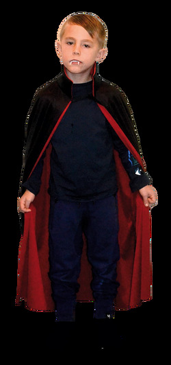 DRACULA CAPE BLACK AND RED KID 122-134 Dracula Cape - Halloween