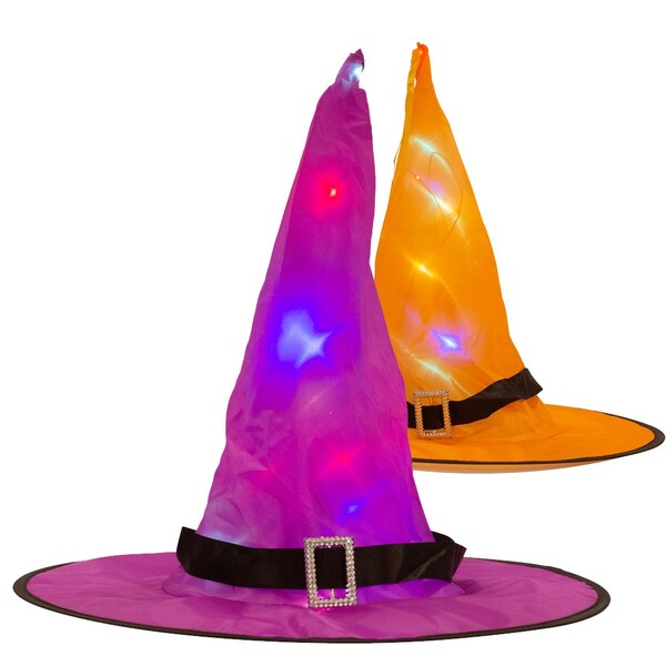 LED HEKSEHATT Oransje - Halloween