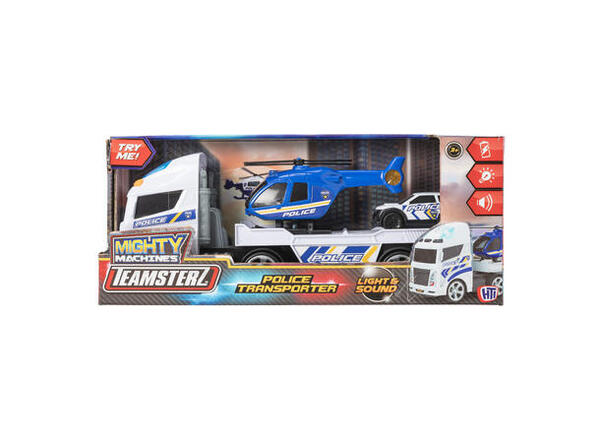  TEAMSTERZ LARGE L&S POLITI TRANSPORTER (40CM) Politi transporter - Teamsterz