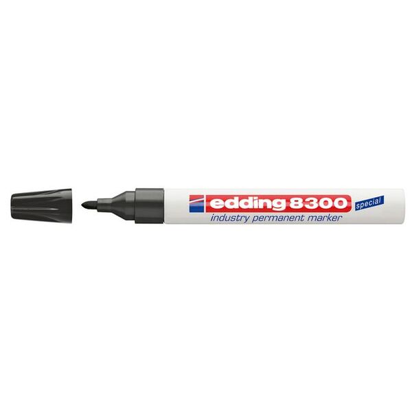 Merkepenn EDDING 8300 sort Sort 8300 - Kontorutstyr