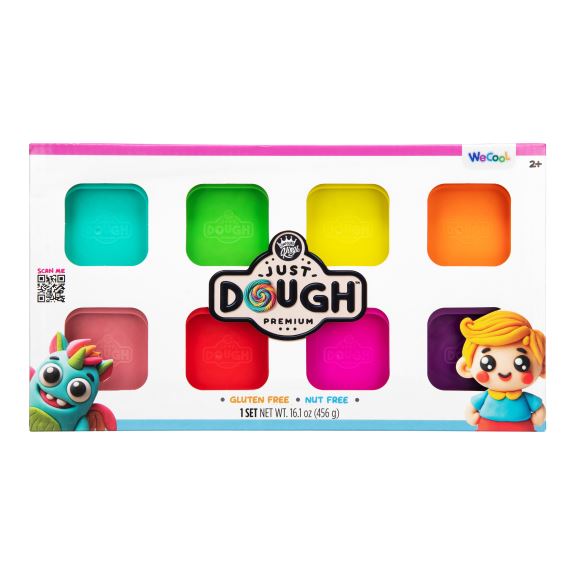 Just Dough, klare farger 8 pk, 568 g 8 farger - PLAY-DOH