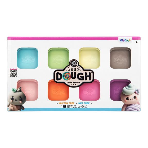 Just Dough, pastellfarget modellervoks, 8 stk, 568 g pastell farger - PLAY-DOH