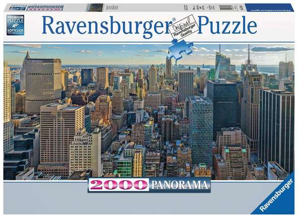 Ravensburger puslespel 2000b View over New York 2000 bitar - Salg