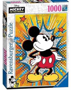Ravensburger puslespel 1000b Retro Mickey 1000 bitar - Ravensburger