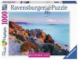 Ravensburger Puslespel 1000b Mediterranean Greece 1000 bitar - Salg