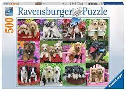 Ravensburger Puslespel 500b Puppy Pals 500 bitar - Ravensburger