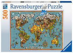 Ravensburger Puslespel 500b World of Butterflies 500 bitar - Ravensburger