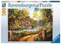 Ravensburger Puslespel 500b Cottage by the River 500 bitar - Ravensburger