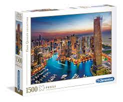 Clementoni Puslespel 1500b Dubai Marina 1500 bitar - Clementoni