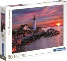 Clementoni Puslespel 500b Portland Head Light 500 bitar - Clementoni