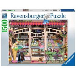 Ravensburger puslespel 1500b Ice Cream Shop 1000 bitar - Ravensburger