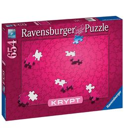 Ravensburger puslespel 654b KRYPT Pink 654 bitar - Salg