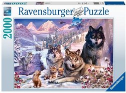Ravensburger puslespel 2000b, Ulver i snøen 2000 bitar - Ravensburger