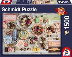 Schmidt puslespel 1500 Nostalgic Chocolate  1500 bitar - Schmidt