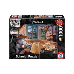 Schmidt puslespel 1000 secret The Holiday Home  1000 bitar - Schmidt
